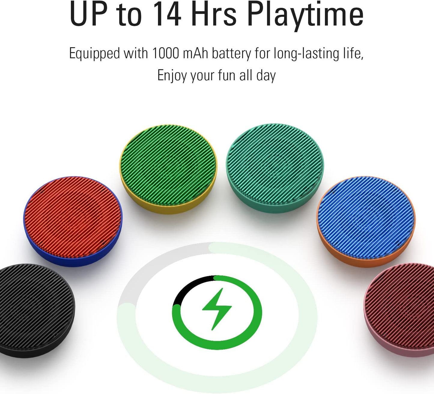 City Bluetooth Speaker, Portable Wireless Loudspeaker, Bluetooth 5.0 / Dual Pairing / IPX4 Waterproof, Hifi Audio & Built-In Mic Mini Speakers for Travel and Party (Sage Green)