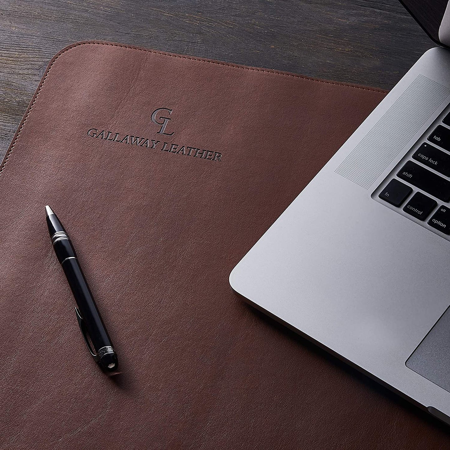 Desk Mat - Desk Pad 91.5 X 43 Cm - XXL Mouse Mat - Non-Slip Desk Cover - Desk Accessories (Dark Brown)