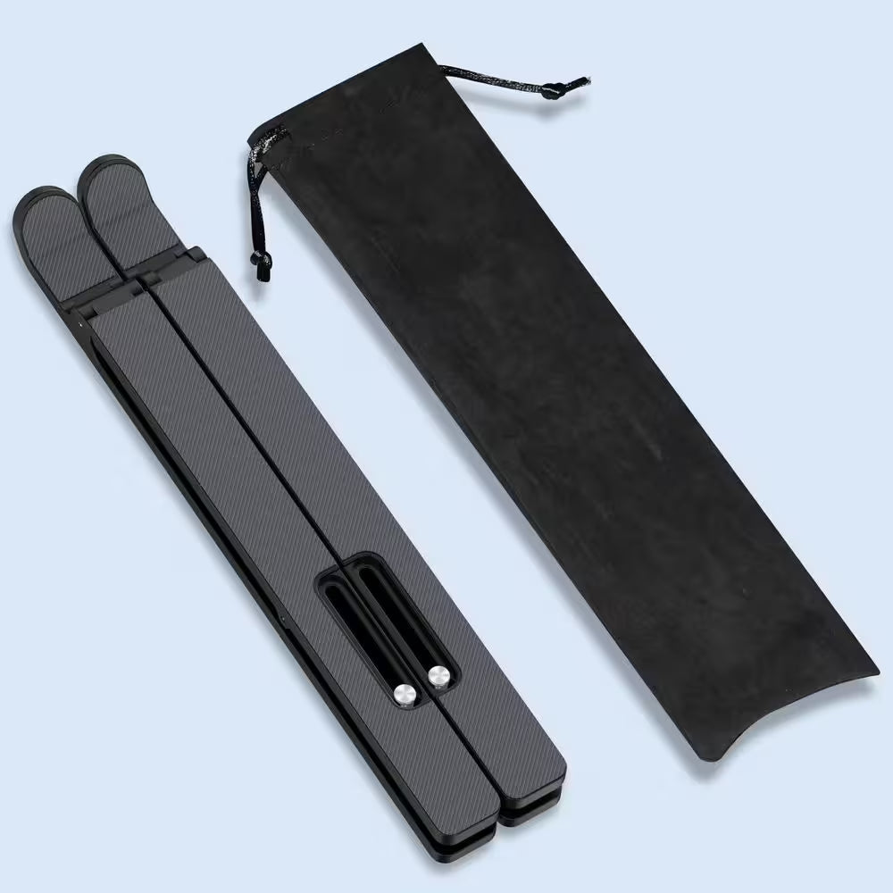 Adjustable Laptop Stand Portable Riser for Desk Foldable Ventilated Cooling Holder for 10-15.6 Laptops Tablets