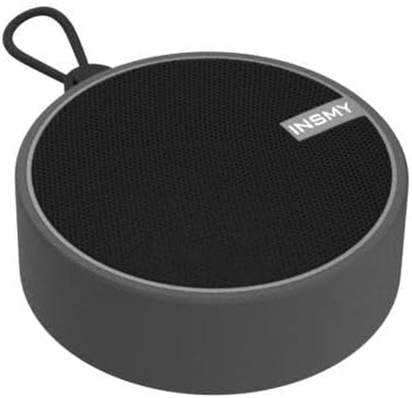 C12 IPX7 Waterproof Shower Bluetooth Speaker, Portable Small Speaker, Speakers Bluetooth Wireless Loud Clear Sound Support TF Card Suction Cup for Kayak Canoe Beach Gift (Black)