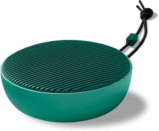 City Bluetooth Speaker, Portable Wireless Loudspeaker, Bluetooth 5.0 / Dual Pairing / IPX4 Waterproof, Hifi Audio & Built-In Mic Mini Speakers for Travel and Party (Sage Green)