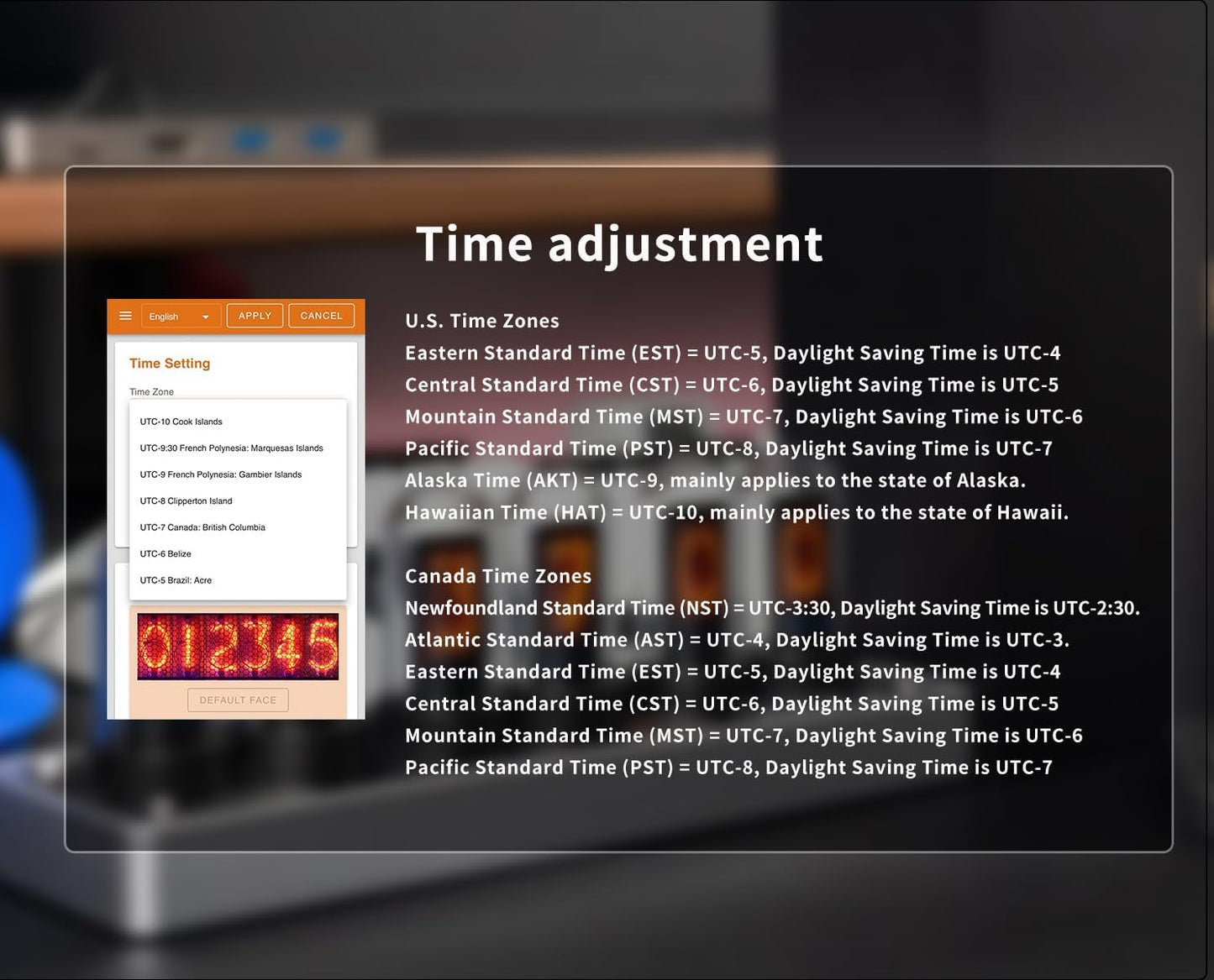 Stunning IPS Nixie Tube Clock: DIY Digital Design with 6-Bit LCD, 12/24 Hour Modes, RGB Backlight - Perfect for Home Decor & Unique Gifts!