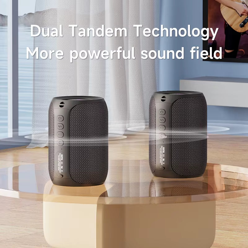 -S32Pro Powerful Bluetooth Speaker, Bass Wireless, LED Light, Outdoor Speakers, Subwoofer, Waterproof Sound Box Support