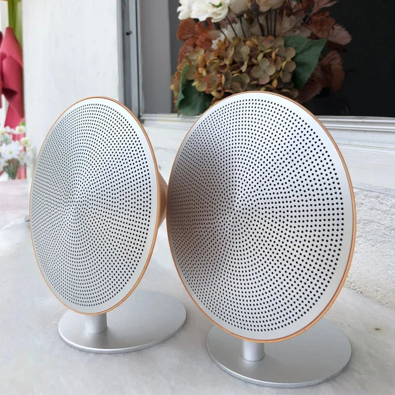Vintage Wooden Caixa De Som Bluetooth Touch Surface Subwoofer Home Audio Desktop Stereo Speaker Bluetooth Speaker NF Support TWS