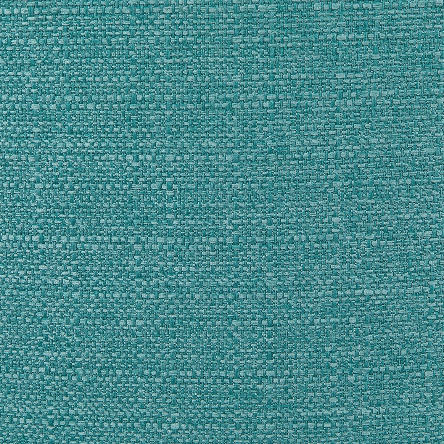 Malden Dining Chairs - Upholstered Bentwood Frame and Woven Fabric Kitchen Chair in Turquoise Blue, Modern Dining Room Seating with Curved Contoured Back, Walnut Veneer Legs and Padded Seat