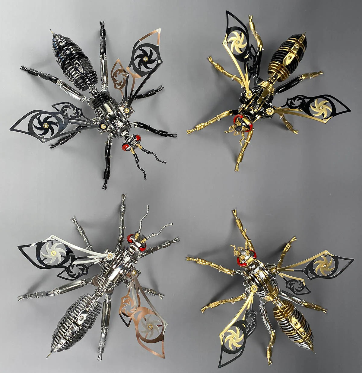 3D Mechanical Wasp Stainless Steel Assembly Kit